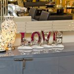 Ceramic Love Letters in our Showroom