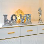 Ceramic Love Letters on display in our Showroom