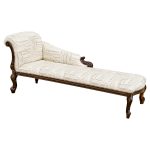 French Chaise Longue - Designer Fabric