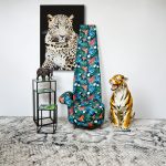 Tropical fabric potenza chair in our showroom