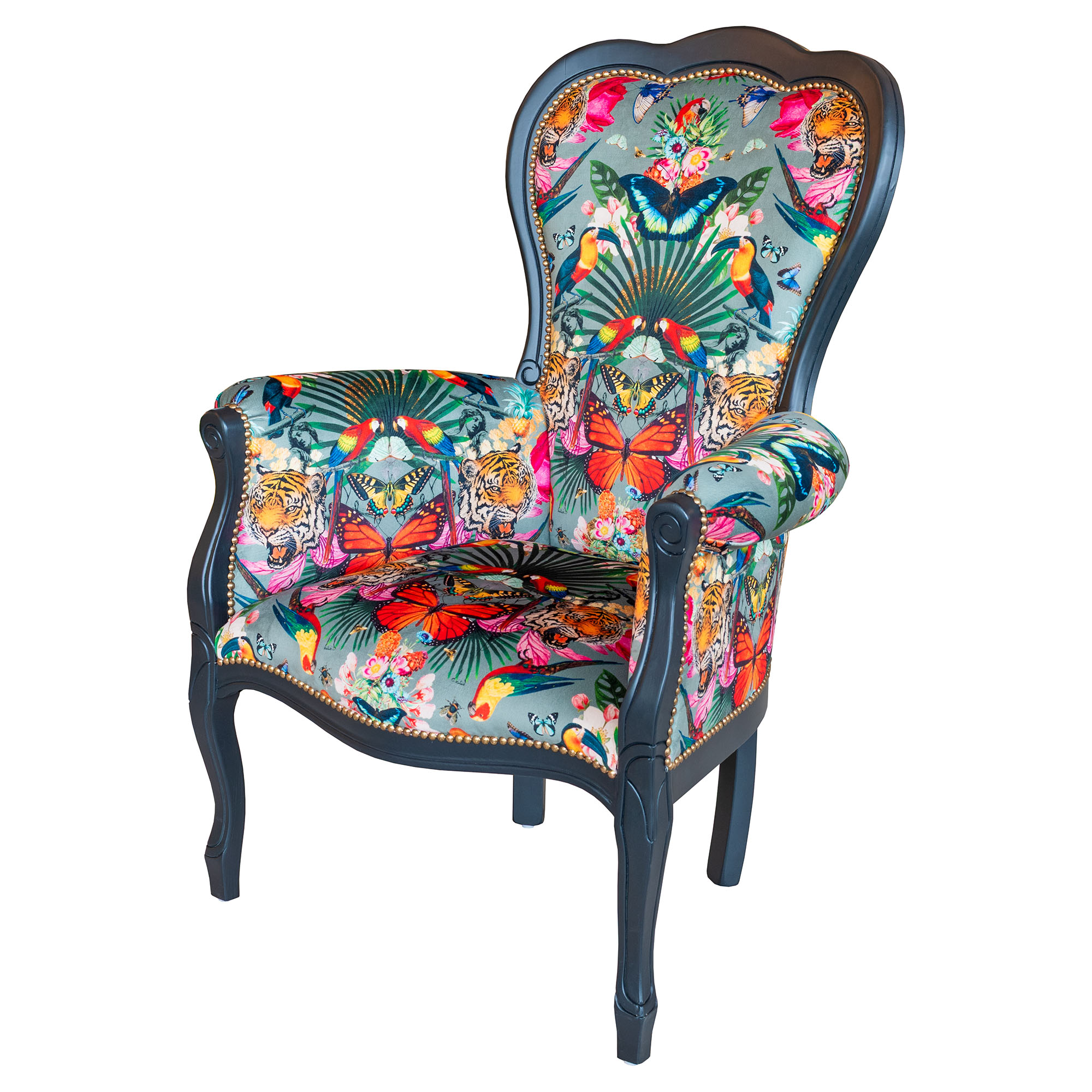 FGU20A Myrtle and Mary Three Arc Michael Arm Chair Myrtle and Mary Three Arc Michael Arm Chair