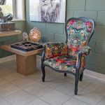 Myrtle and Mary Three Arc Michael Arm Chair in our Showroom