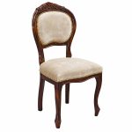 Crested Spoonback Dining Chair - Dark Mahogany