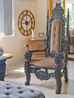 Traforata Throne Chair in our Showroom