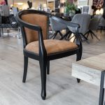 Heavy Smooth Open Arm Tub Chair in our Showroom