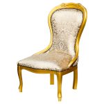 Gold Carved Nursing Chair