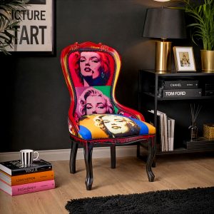 Marilyn Monroe Carved Nursing Chair - Lifestyle