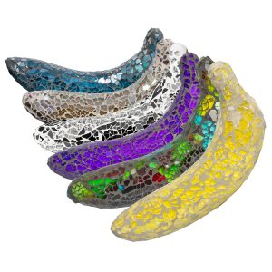 Mosaic Glass Bananas