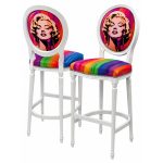 Georgian Round Back Bar Stool - Image 2