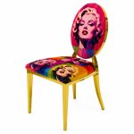 Silvia Gold Dining Chair - Image 2