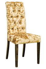 Spectra Dining Chair in Gold Lustro Fabric
