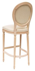 Georgian Round Back Bar Stool Back