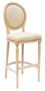 Georgian Round Back Bar Stool Front