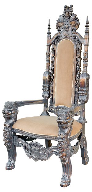 Traforata Throne Chair