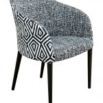 Brigida Tub Chair - Charbon Fabric