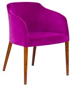 Brigida Tub Chair - Purple Fabric