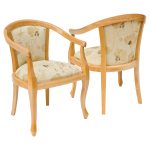 Heavy Smooth Open Arm Tub Chair