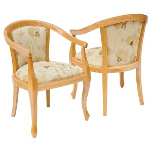 Heavy Smooth Open Arm Tub Chair