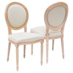 Georgian Dining Chair in Arran Oyster Fabric