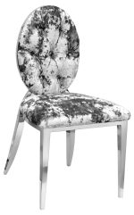 Silvia Dining Chair - Deep Back Button Option