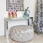Mirrored Console Table in our Showroom