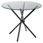 Criss-cross Black Dining Table