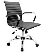 Eames style office chair in black