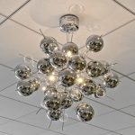 Chrome Bauble Chandelier - Image 2