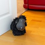 Black Sheep Door Stop Plush in the Home