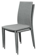 Selina Grey Stacking Dining Chair