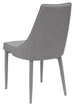 Duncan Dining Chair in Grey - Back View