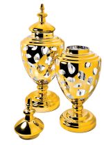 Small & Large Golden Urns