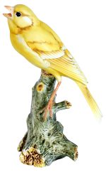 Canary Porcelain Figurine