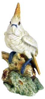 Cockatiel Porcelain Figurine
