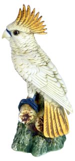 Cockatiel Porcelain Figurine