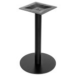 Round Black Matt Table Base