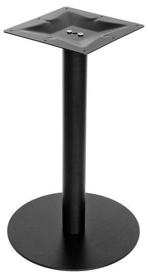 Round Black Matt Table Base