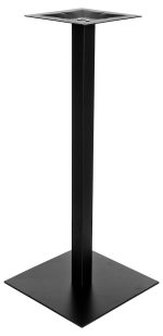Square Black Matt Poseur Table Base