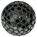 Large Mosaic Polyform Ball - Black