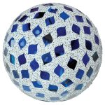 Large Mosaic Polyform Ball - Blue
