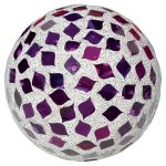Large Mosaic Polyform Ball - Purple