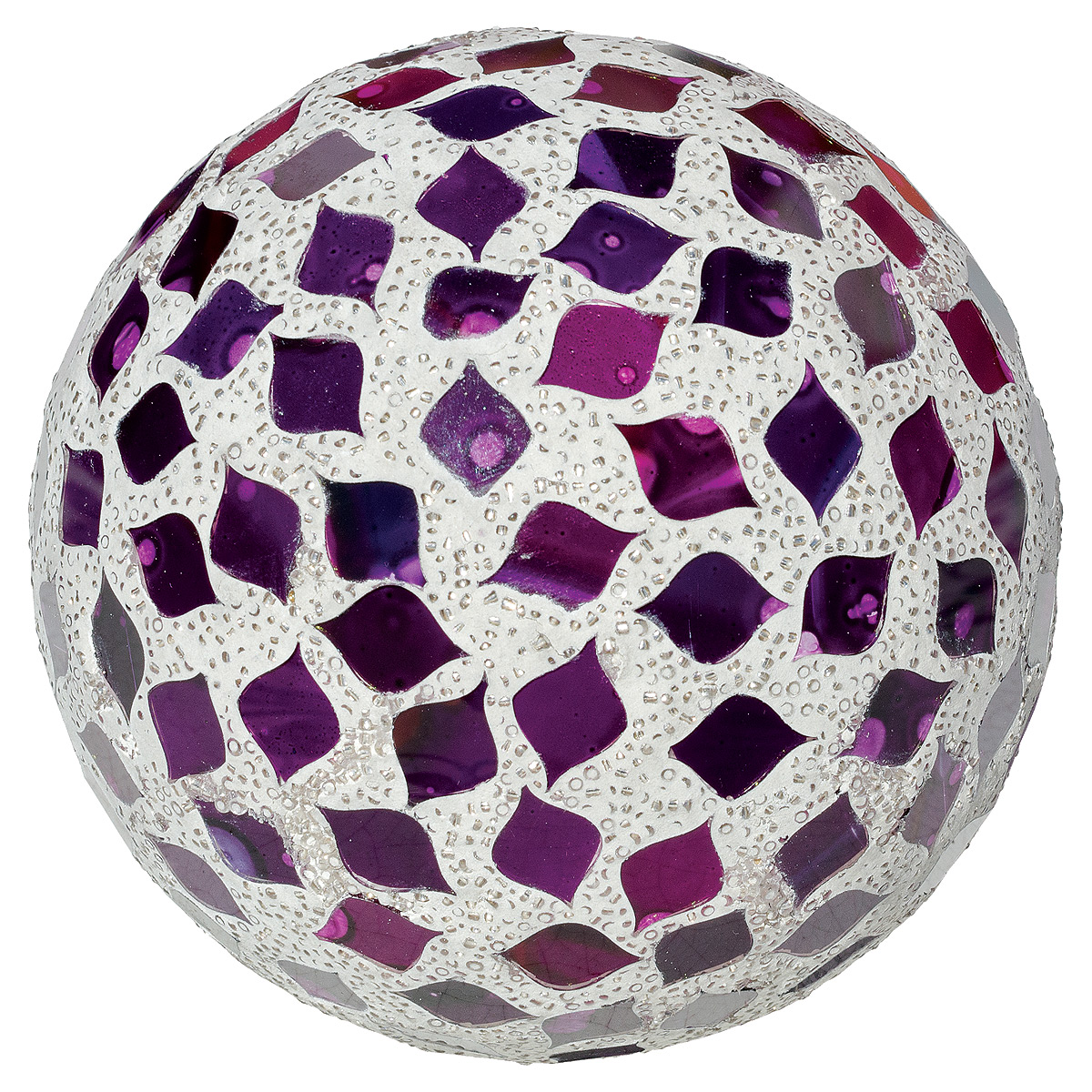 Large Mosaic Polyform Ball - Purple