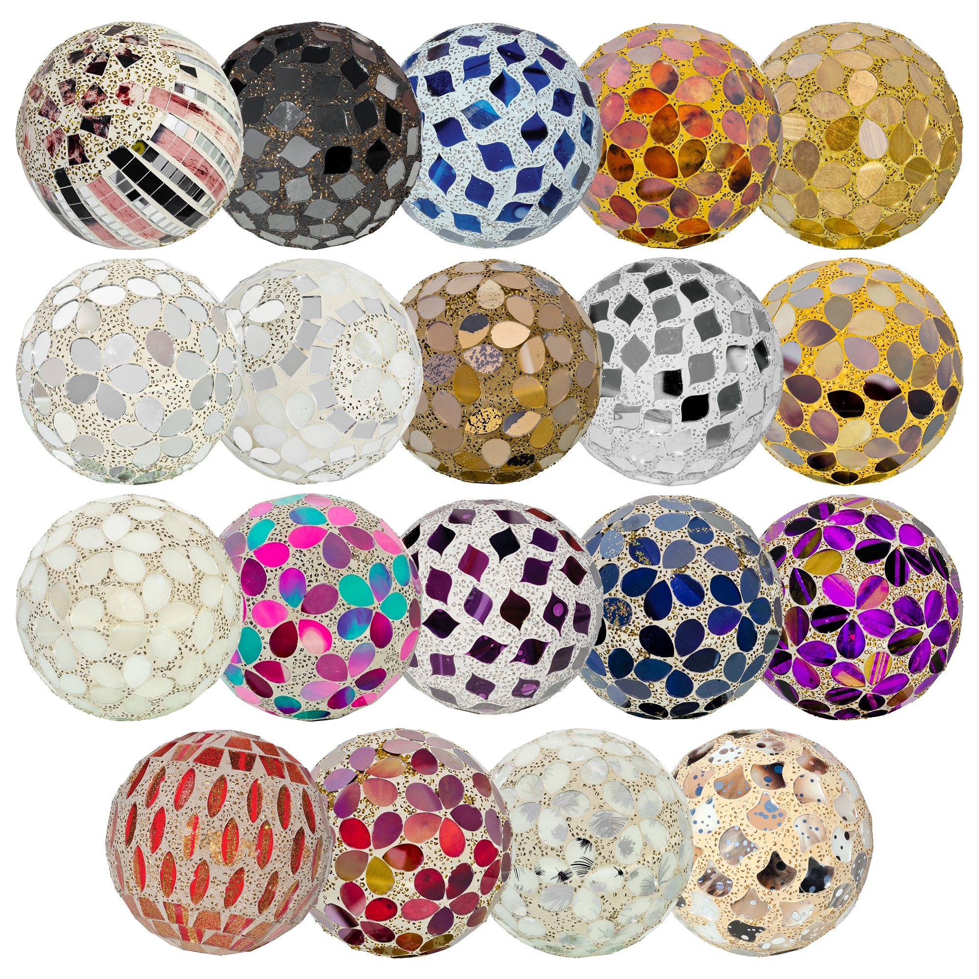 Medium Mosaic Polyform Balls