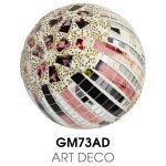 Medium Mosaic Polyform Ball - Art Deco