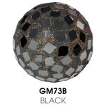 Medium Mosaic Polyform Ball - Black