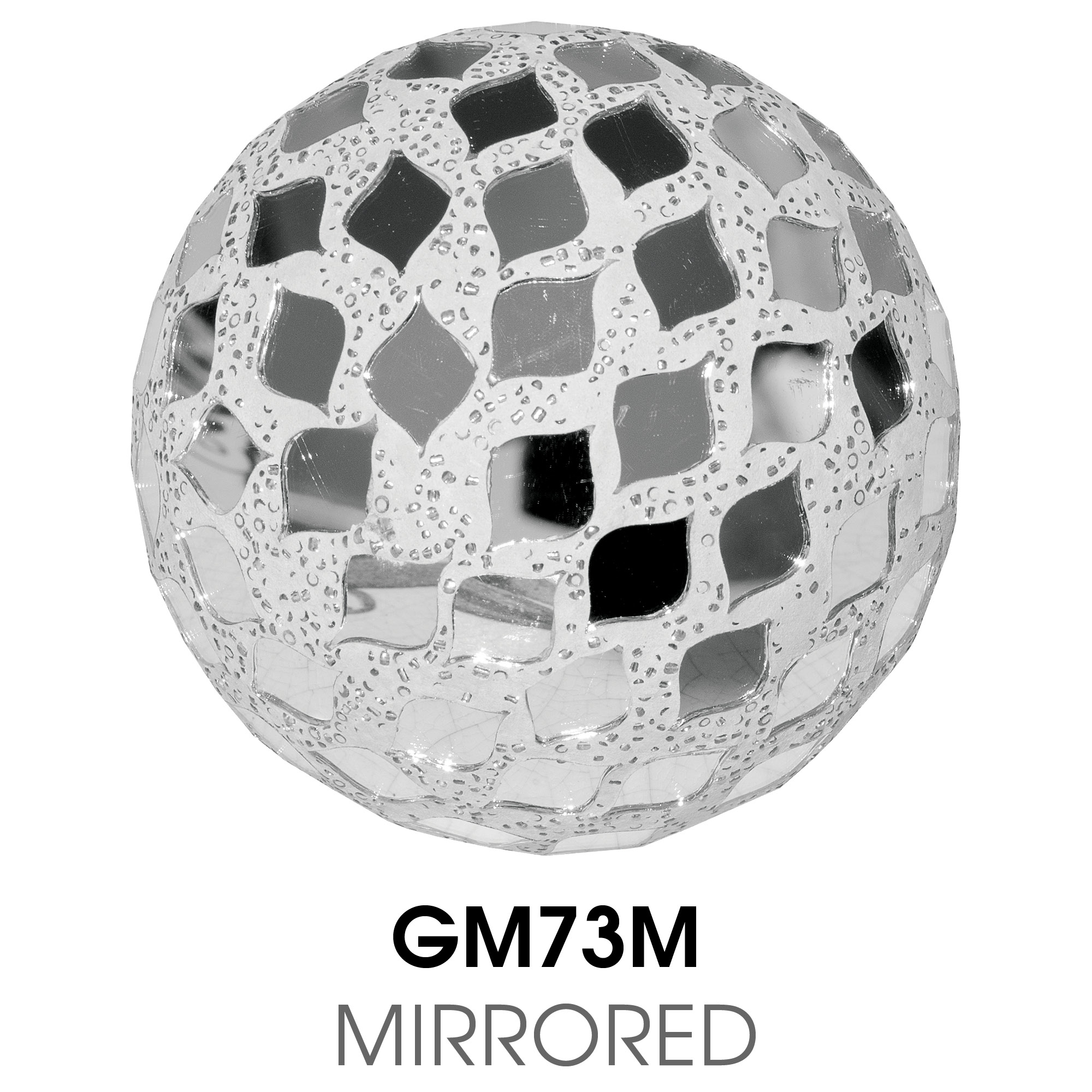 Medium Mosaic Polyform Ball - Mirrored