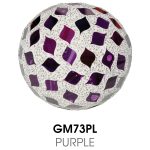 Medium Mosaic Polyform Ball - Purple