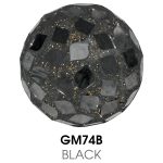 Small Mosaic Polyform Ball - Black