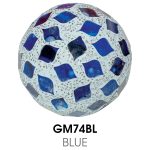 Small Mosaic Polyform Ball - Blue
