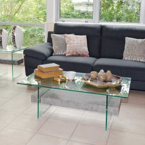 Glasstone Coffee Table in our Showroom